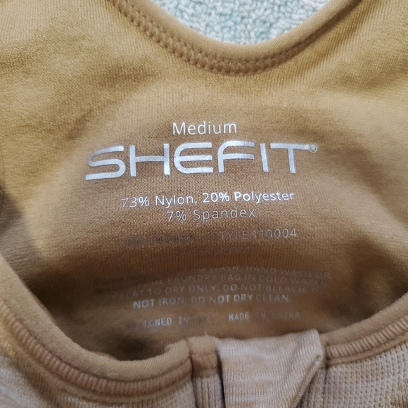 Shefit Tan Sports Bra, Like-New, Only Worn Once (was too small for me) - Picture 2 of 4